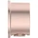 Wandanschlussbogen in Roségold für Brauseschlauch, mit G1/2 Anschluss, Produkt von Ideal Standard, seitlich betrachtet, zeigt glatte Oberflächenstruktur.